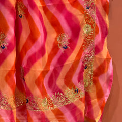 ROYAL GEORGETTE KACHI PATTI SAREE