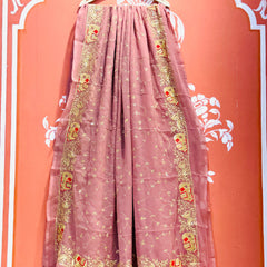 DARBARI GEORGETTE LEHERIYA SAREE