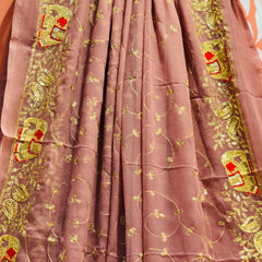 DARBARI GEORGETTE LEHERIYA SAREE