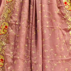 DARBARI GEORGETTE LEHERIYA SAREE