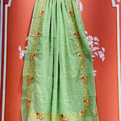 DARBARI GEORGETTE LEHERIYA SAREE