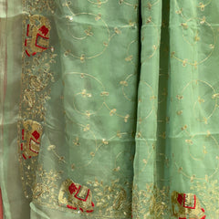 DARBARI GEORGETTE LEHERIYA SAREE