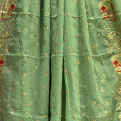 DARBARI GEORGETTE LEHERIYA SAREE