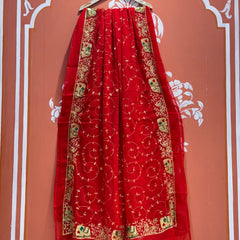 DARBARI GEORGETTE LEHERIYA SAREE