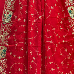 DARBARI GEORGETTE LEHERIYA SAREE