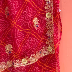 DARBARI GEORGETTE LEHERIYA SAREE