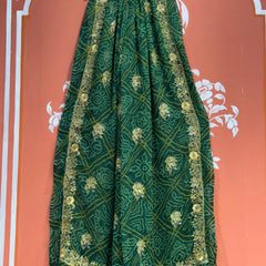 DARBARI GEORGETTE LEHERIYA SAREE