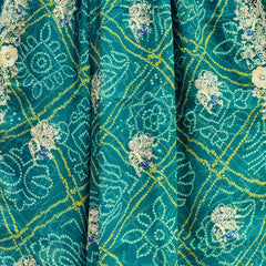 DARBARI GEORGETTE LEHERIYA SAREE