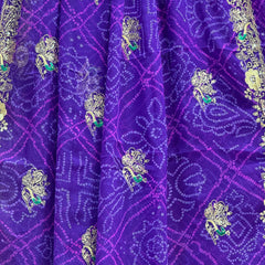 DARBARI GEORGETTE LEHERIYA SAREE