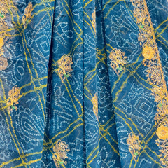 DARBARI GEORGETTE LEHERIYA SAREE