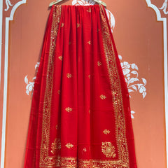 DARBARI GEORGETTE LEHERIYA SAREE