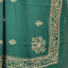 DARBARI GEORGETTE LEHERIYA SAREE