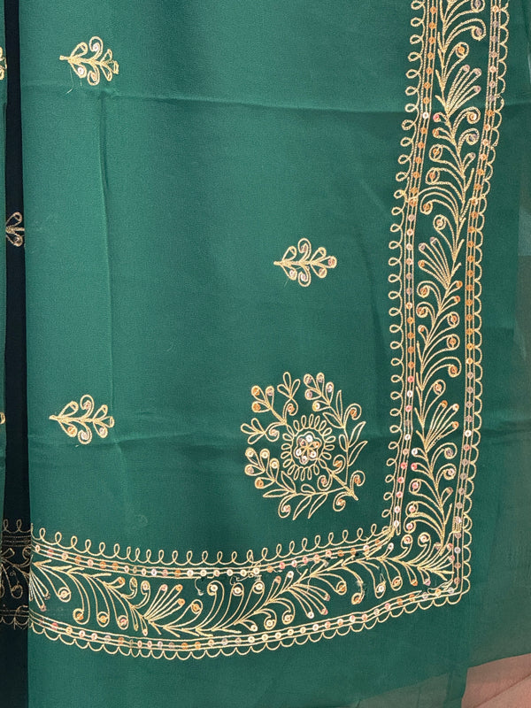 DARBARI GEORGETTE LEHERIYA SAREE