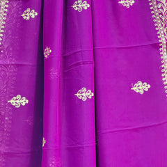 DARBARI GEORGETTE LEHERIYA SAREE