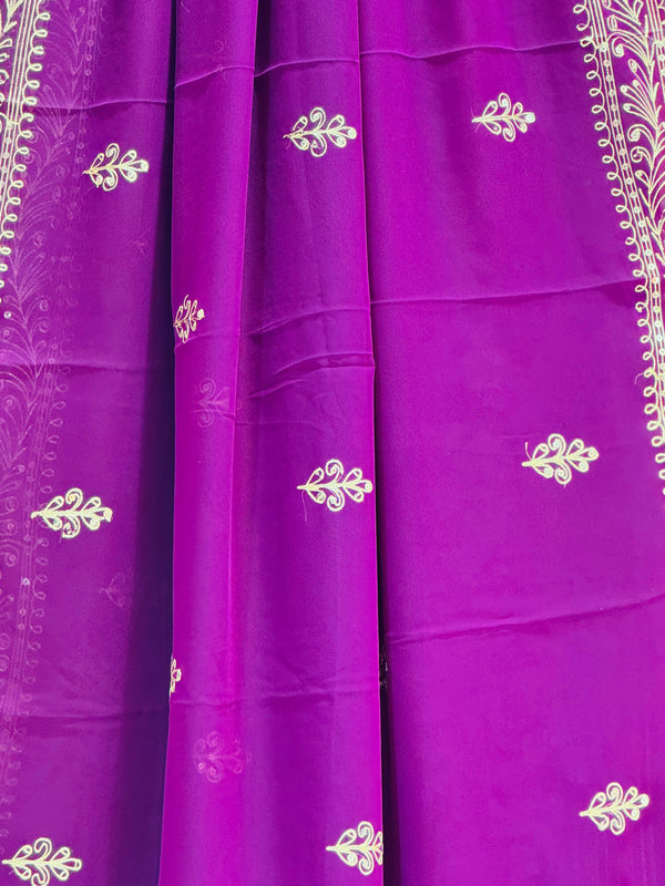 DARBARI GEORGETTE LEHERIYA SAREE