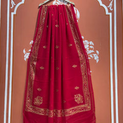 DARBARI GEORGETTE LEHERIYA SAREE