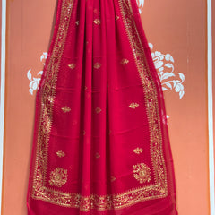 DARBARI GEORGETTE LEHERIYA SAREE