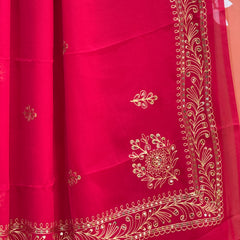 DARBARI GEORGETTE LEHERIYA SAREE