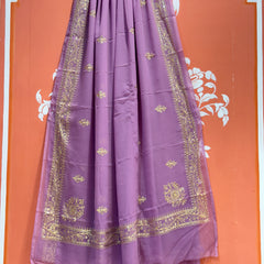 DARBARI GEORGETTE LEHERIYA SAREE