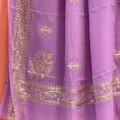 DARBARI GEORGETTE LEHERIYA SAREE