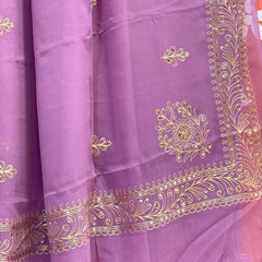 DARBARI GEORGETTE LEHERIYA SAREE