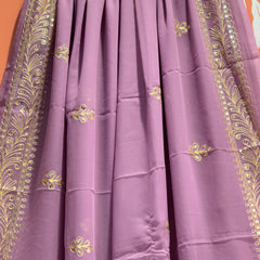 DARBARI GEORGETTE LEHERIYA SAREE