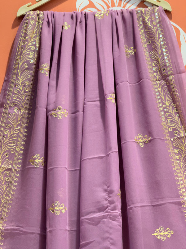 DARBARI GEORGETTE LEHERIYA SAREE