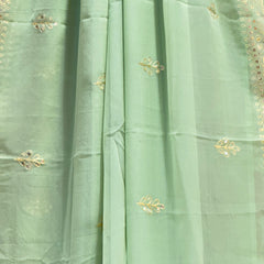DARBARI GEORGETTE LEHERIYA SAREE