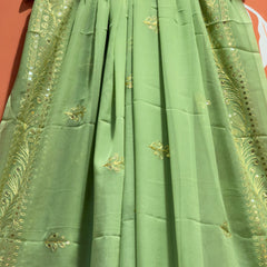 DARBARI GEORGETTE LEHERIYA SAREE