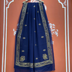 DARBARI GEORGETTE LEHERIYA SAREE