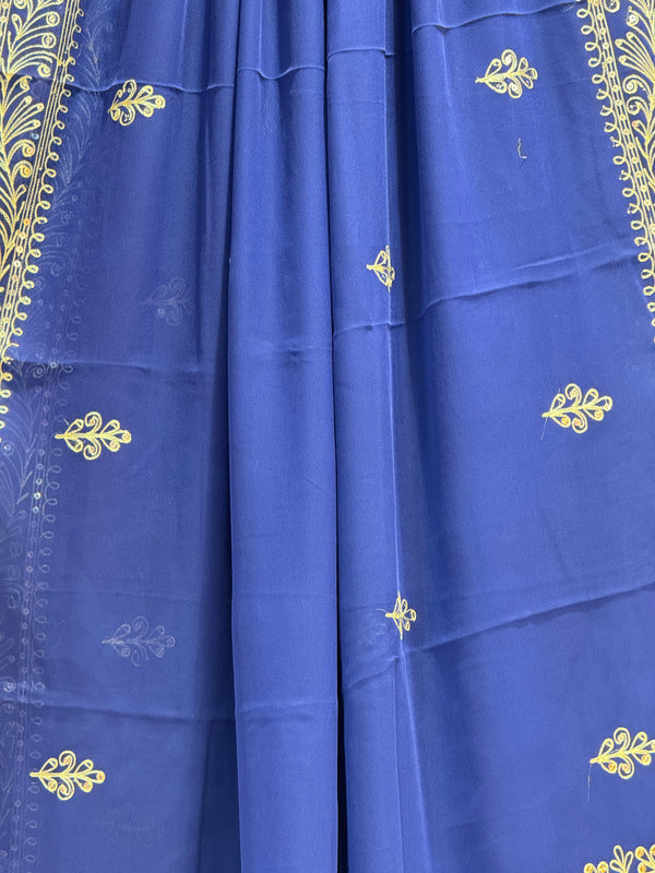 DARBARI GEORGETTE LEHERIYA SAREE