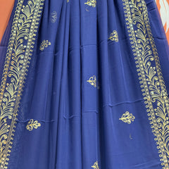 DARBARI GEORGETTE LEHERIYA SAREE