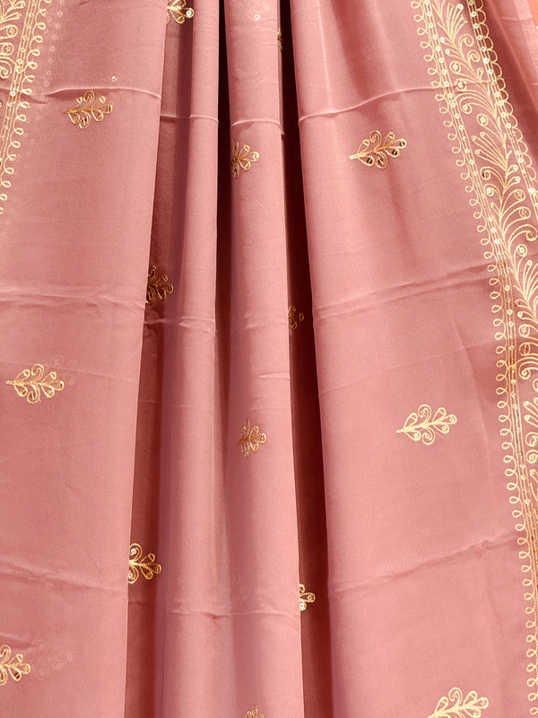 DARBARI GEORGETTE LEHERIYA SAREE