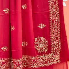 DARBARI GEORGETTE LEHERIYA SAREE