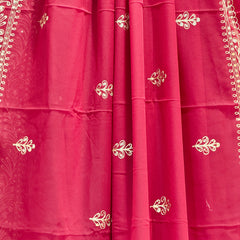 DARBARI GEORGETTE LEHERIYA SAREE