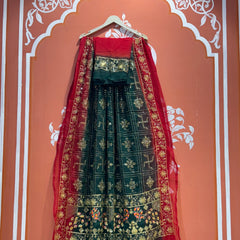DARBARI GEORGETTE LEHERIYA SAREE