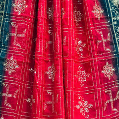 DARBARI GEORGETTE LEHERIYA SAREE