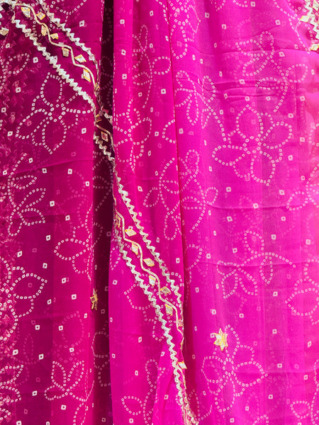 ROYAL GEORGETTE KACHI PATTI SAREE