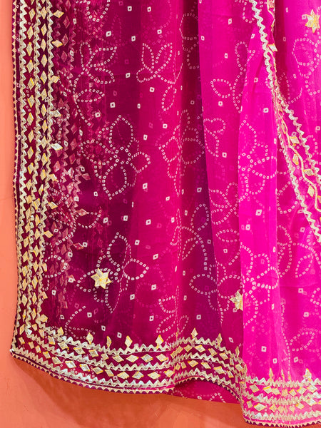 ROYAL GEORGETTE KACHI PATTI SAREE