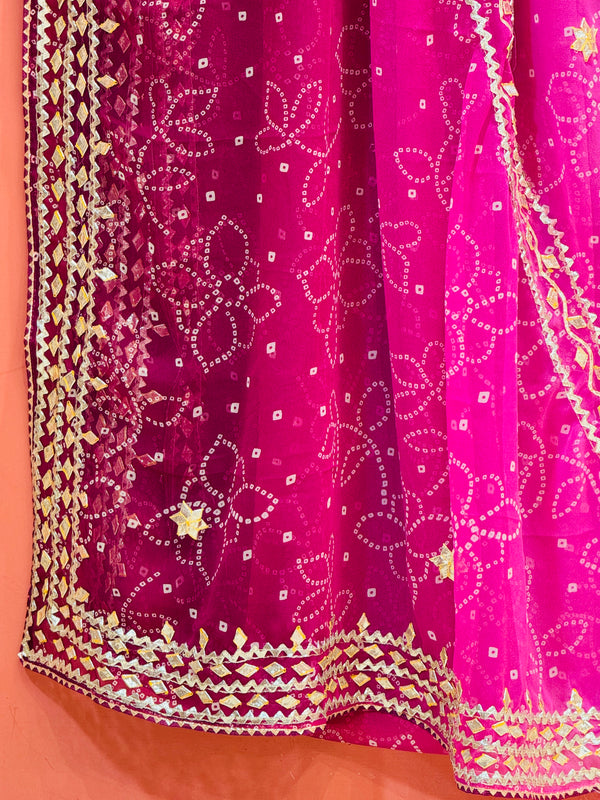 ROYAL GEORGETTE KACHI PATTI SAREE