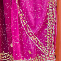 ROYAL GEORGETTE KACHI PATTI SAREE