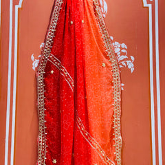 ROYAL GEORGETTE KACHI PATTI SAREE