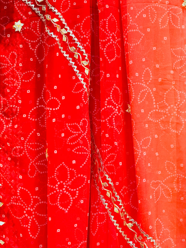 ROYAL GEORGETTE KACHI PATTI SAREE