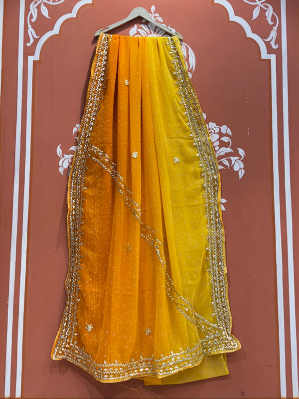 ROYAL GEORGETTE KACHI PATTI SAREE