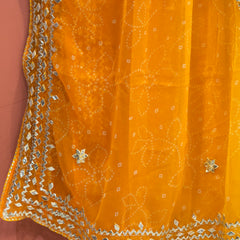 ROYAL GEORGETTE KACHI PATTI SAREE
