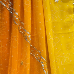 ROYAL GEORGETTE KACHI PATTI SAREE