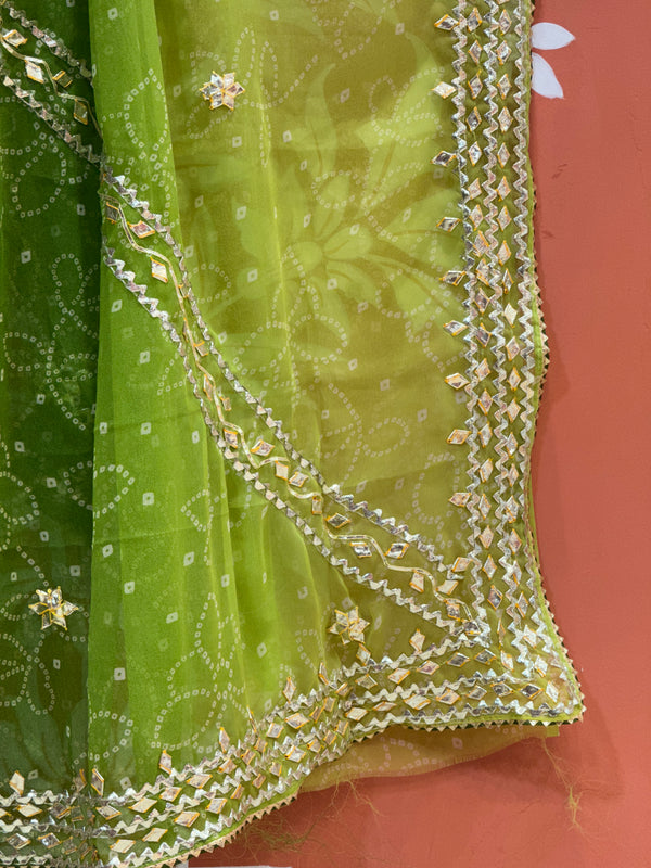 ROYAL GEORGETTE KACHI PATTI SAREE