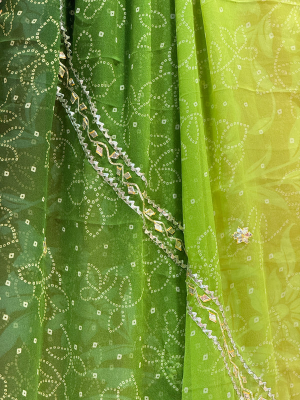 ROYAL GEORGETTE KACHI PATTI SAREE