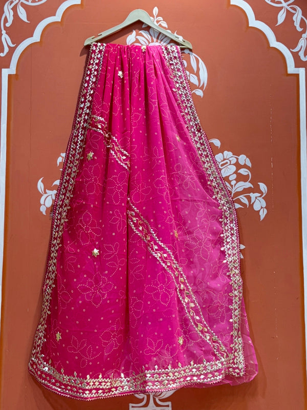 ROYAL GEORGETTE KACHI PATTI SAREE