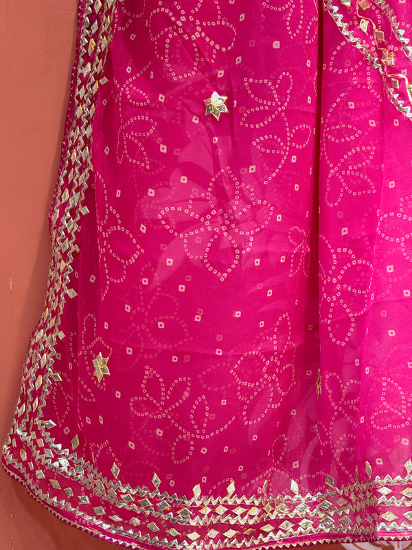 ROYAL GEORGETTE KACHI PATTI SAREE